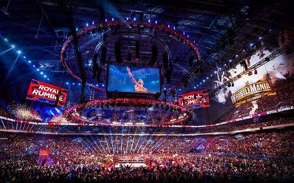WWE® SMASHES ALL-TIME GATE & VIEWERSHIP RECORDS AT ROYAL RUMBLE® (Photo: Business Wire - Press Release)