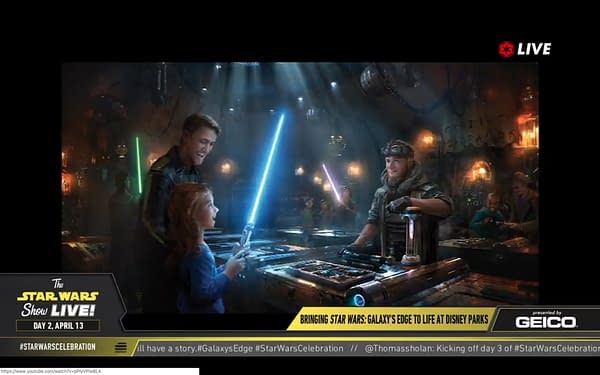 Josh Gad Hosts Star Wars Galaxy's Edge Panel at Star Wars Celebration [SWCC]