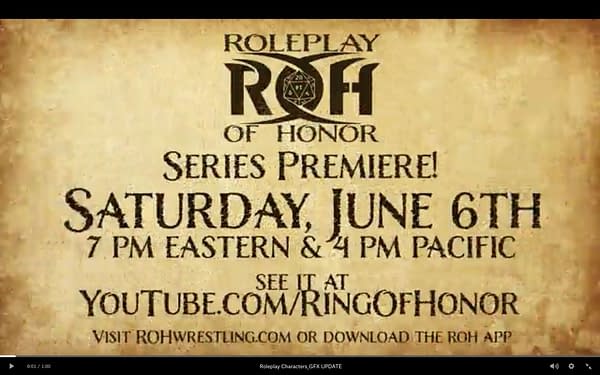 Pro Wrestling Meets Critical Role in New ROH Series Roleplay of Honor