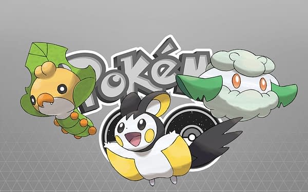 Sewaddle, Cottonee, Emolga Enter Pokémon GO for the Unova Week event. Credit: Niantic and the Pokémon Company