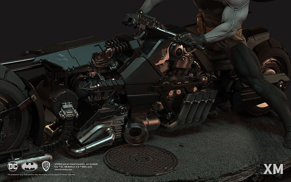 XM Studios Takes to the Streets with New Batman Batcycle Statue