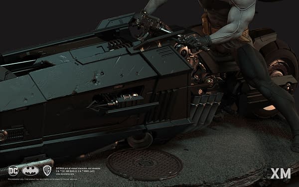 XM Studios Takes to the Streets with New Batman Batcycle Statue