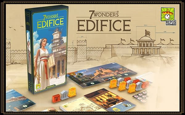 New 7 Wonders Expansion Edifice Will Release Next Month
