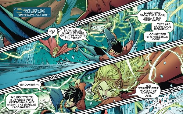 Superboy Vs Supergirl in DC Future State Superwoman