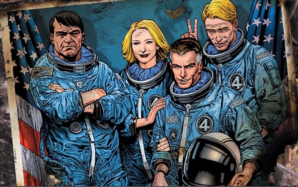 Marvel Recreates Chris Weston's Fantastic Four Cover for First Steps