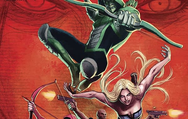 Green Arrow #38 cover by Juan Ferreyra
