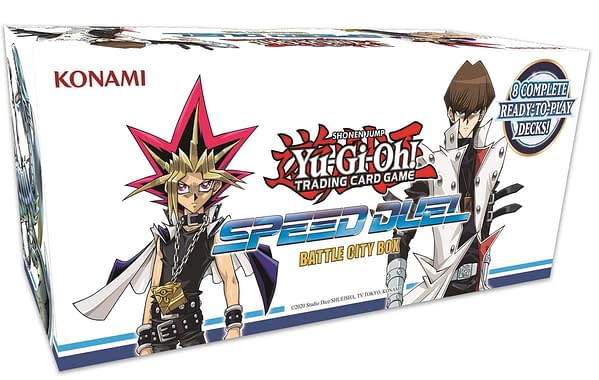 A look at the Yu-Gi-Oh! TCG Speed Duel Box, courtesy of Konami.