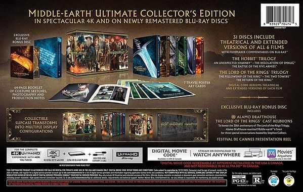 Lord Of The Rings Middle Earth Collection Heads To 4K Next Month