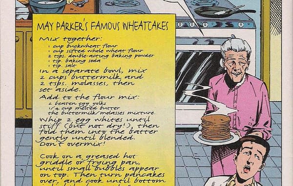 Steve Ditko Didn't Draw Aunt May Giving Peter Parker Wheatcakes