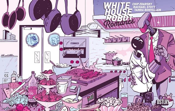 Cover image for WHITE HOUSE ROBOT ROMANCE #1 CVR C 10 COPY INCV CHARRETIER