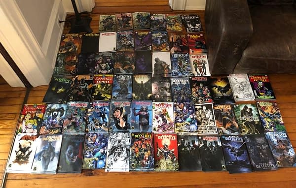 What Do All the Variant Covers to Detective Comics #1000 Look Like Laid Out On the Floor?