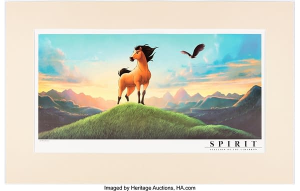 Spirit Stallion of the Cimarron Limited Edition Lithograph. Credit: Heritage Auctions