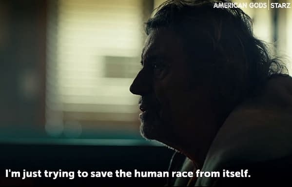 American Gods released a new preview for season 3. (Image: STARZ)
