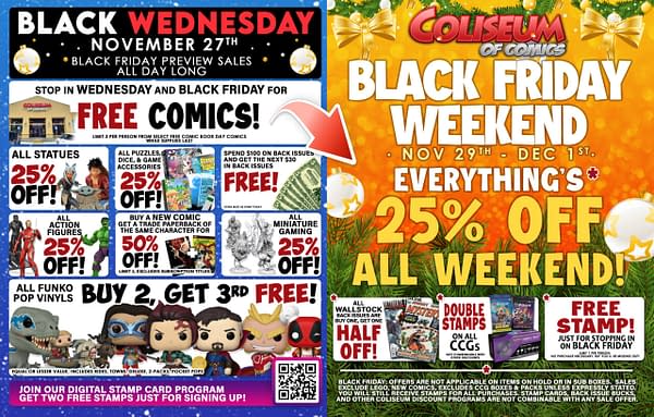 Black Friday Comic Shops