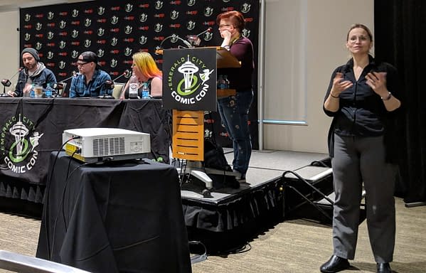 When Jason Latour Got to Tell the Spider-Verse Movie Producers How to Do Spider-Gwen Right &#8211; the Spider-Man Panel at ECCC