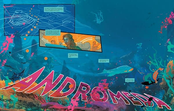 Interior preview page from Aquaman: Andromeda #1