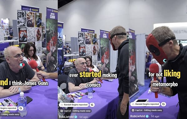 Rob Liefeld Wore a Deadpool Mask To Ask Jeph Loeb About Rob Liefeld