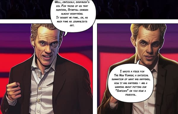 Arc, a Free Comic Drawn by A.I. to Promote Evil Corp