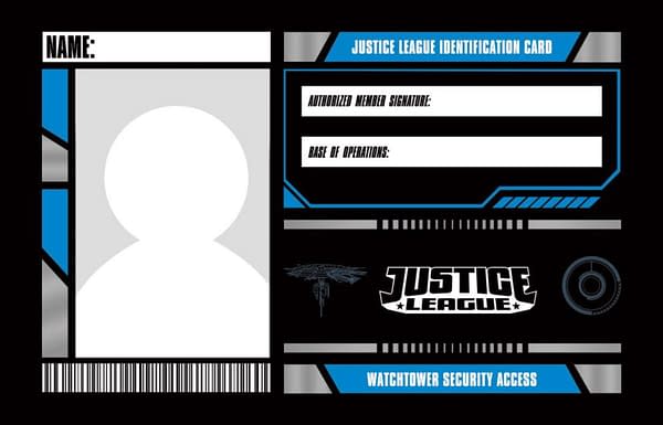 Justice League Membership Card image