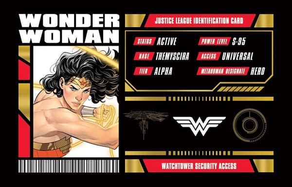 Justice League Membership Card image