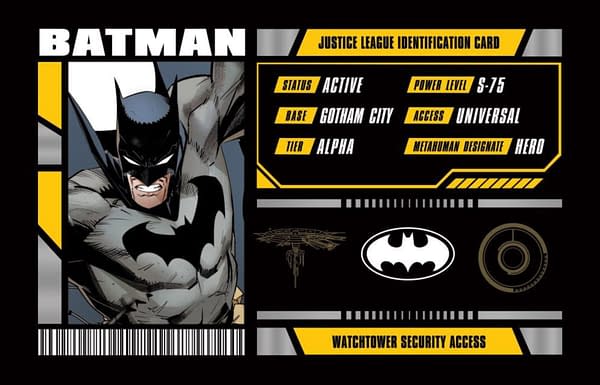 Justice League Membership Card image