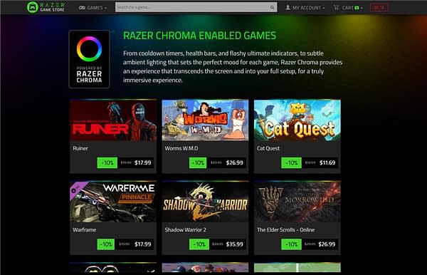 Razer Announces the Razer Game Store for PC Players