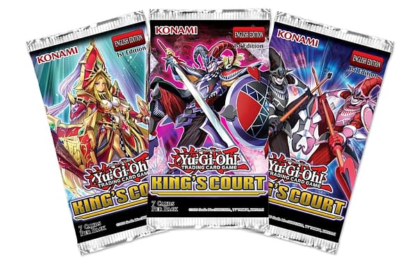 A look at the pack artwork for King's Court, courtesy of Konami.