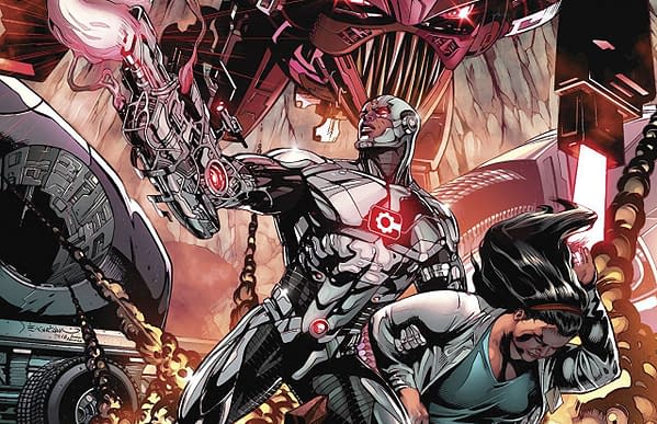 Cyborg #21 cover by Dale Eaglesham and Ivan Nunes