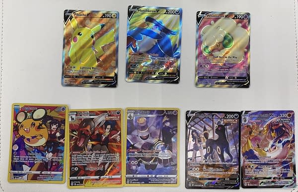 Pokémon TCG: Brilliant Stars pulls. Credit: Theo Dwyer