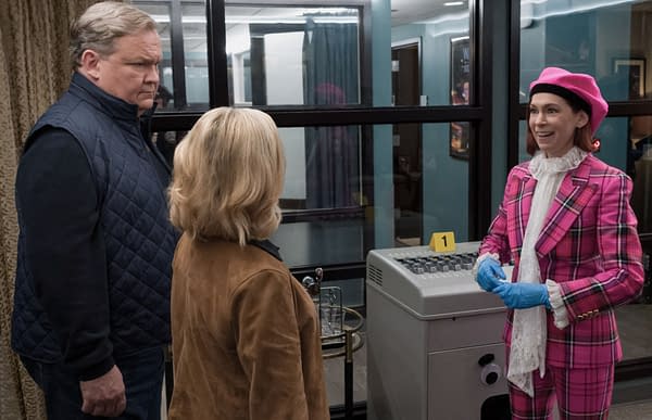 Elsbeth Season 3 Premiere Images: Colbert, Sedaris, Richter &#038; More!