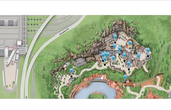 Set Nav Computers for Star Wars:Galaxy's Edge At Disney with the Official Map!
