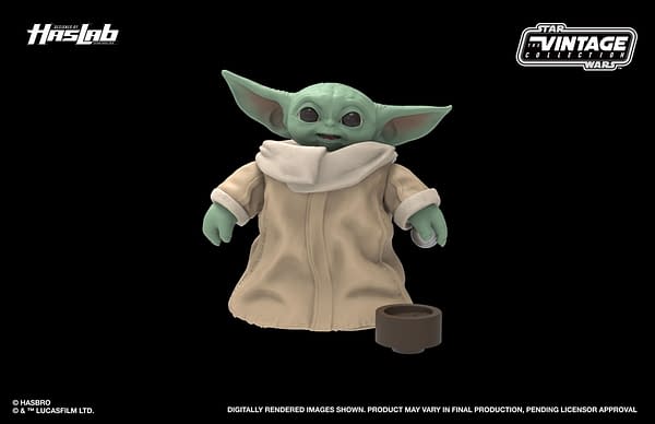 Star Wars The Child Vintage Collection Cardback Showcased by Hasbro
