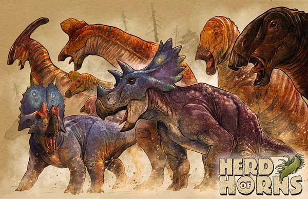 New Dinosaur TTRPG Heard of Horns Officially Announced