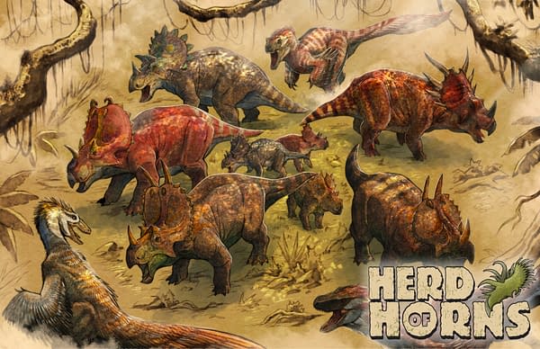 New Dinosaur TTRPG Heard of Horns Officially Announced