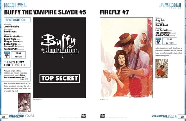 Buffy Secrets and Power Rangers Forever Launches in Boom's Full Solicits for June 2019