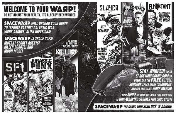 Pat Mills Creates a 2000AD For 2020, with Spacewarp and Jurassic Punx.