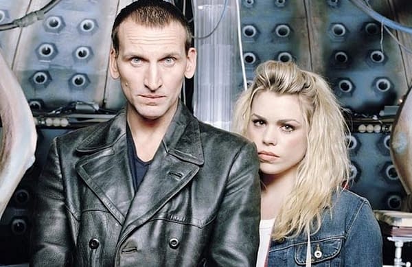 Christopher Eccleston as the 9th Doctor in "Doctor Who", BBC Studios