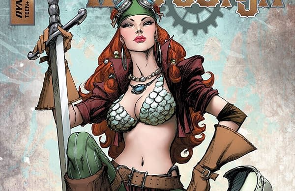 Legenderry Red Sonja #2 cover by Joe Benitez and Beth Sotelo