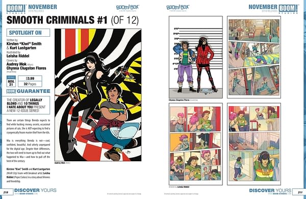 The Full Boom Studios Catalogue for November 2018 &#8211; Smooth Criminals, Firefly and