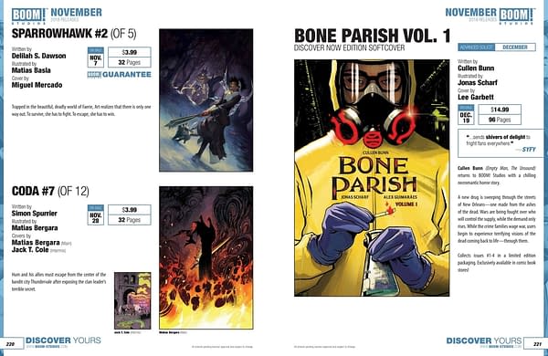The Full Boom Studios Catalogue for November 2018 &#8211; Smooth Criminals, Firefly and