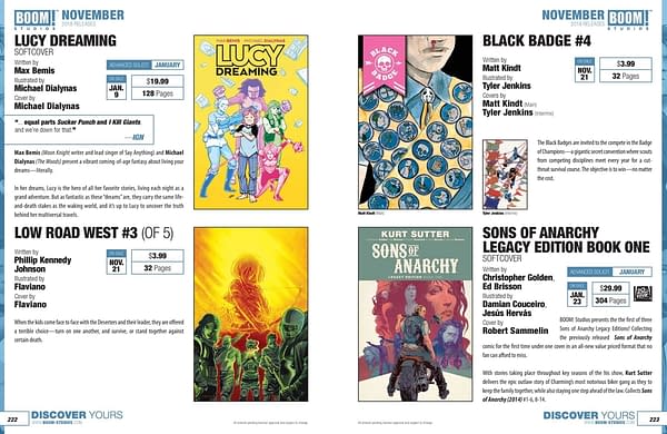 The Full Boom Studios Catalogue for November 2018 &#8211; Smooth Criminals, Firefly and