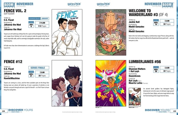 The Full Boom Studios Catalogue for November 2018 &#8211; Smooth Criminals, Firefly and