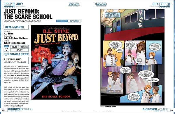 R.L. Stine's First Original Graphic Novel in Boom! Studios' 2019 July Solicitations