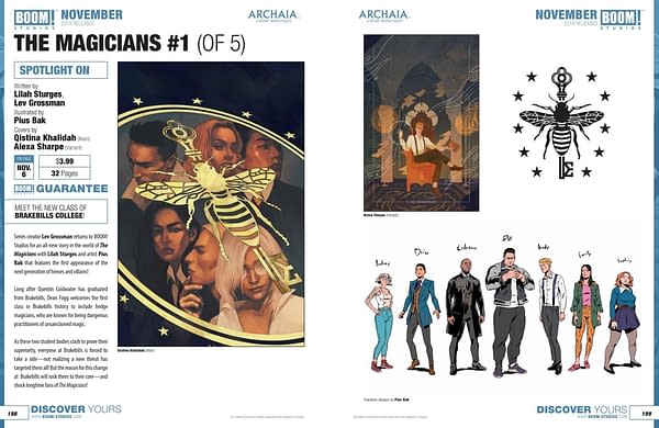 Folklords, The Magicians, B.B. Free and Hartbeat Launch in Boom Studios' November 2019 Solicitations