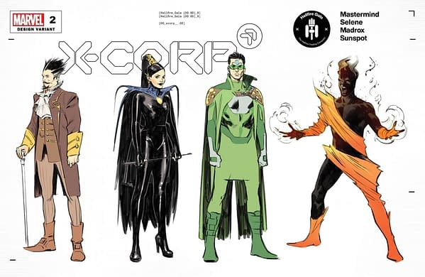 Cover image for X-CORP #2 FOCHE CHARACTER DESIGN VAR