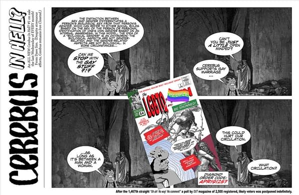 "Can We Stop It With The Gay Stuff?" &#8211; Dave Sim "Promotes" New Cerebus One-Shot Titled 'LGBTQ-People'