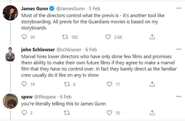 Gunnsplaining Marvel Movie Direction To James Gunn