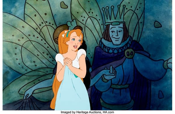 Don Bluth's Thumbelina Production Cel. Credit: Heritage