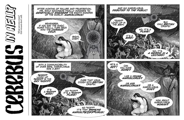 Dave Sim Goes Full Alan Moore Parody For Latest Cerebus In Hell.
