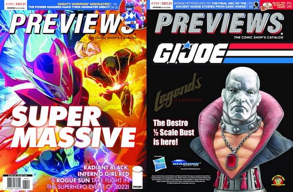 Supermassive & Destro On Next Week's Diamond Previews Cover